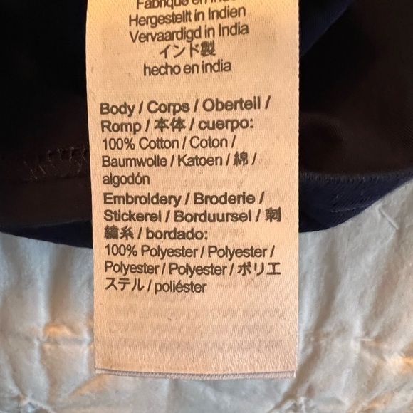 Womens J.Crew Navy Top - Picture 5 of 6